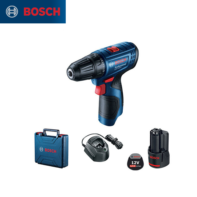 博世（BOSCH）GSR 120-Li 充電式電動工具電動螺絲刀 锂電手電鑽（12V單電版）2A升級版